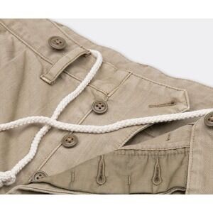 Birdwell Beach Britches Men's 33 Shorts Gurkha Brown Cotton Rugged